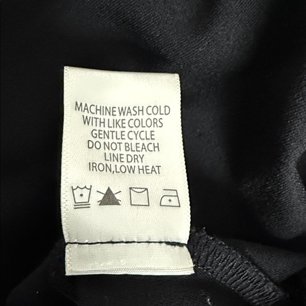 Max Studio Black Top with White Accents - Picture 5 of 6
